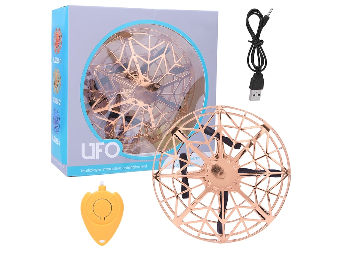 Ats-juguete Drone Mini Ufo Con Inducción Automática, Avión Volador Con Mantenimiento De Altura, Regalo Para Niños Oro