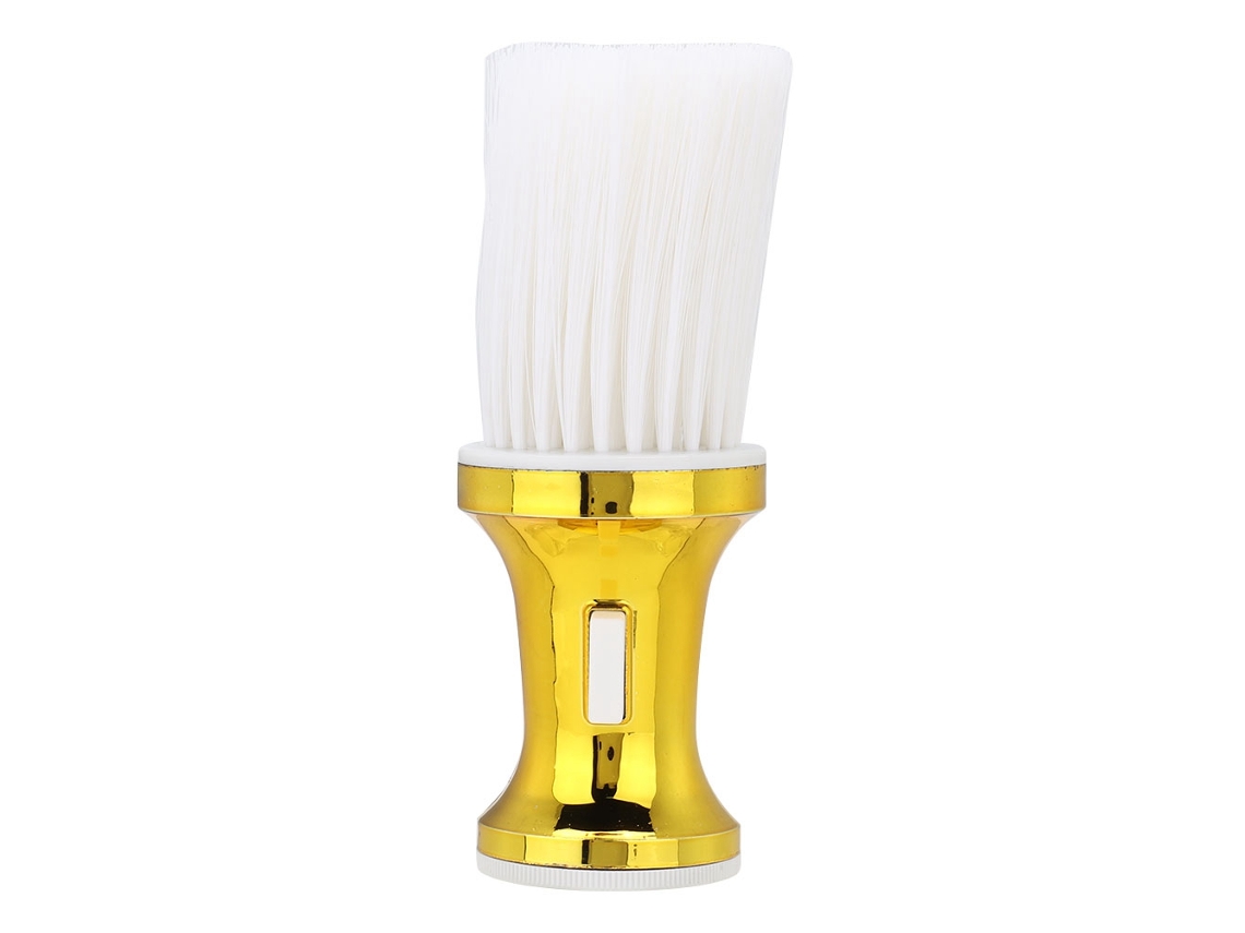 Pincel Portátil Para Limpieza De Pelo Y Polvo En Cuello Herramienta De Estilismo (oro)