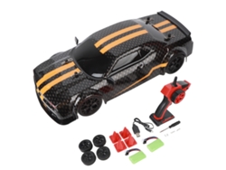 Coche Teledirigido Rc Drift De 2,4 Ghz Con Luz Delantera, 4 Ruedas, Dos Baterías, Juguete De Carreras