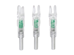 3 culatines iluminados, plástico, verde | Sin marca