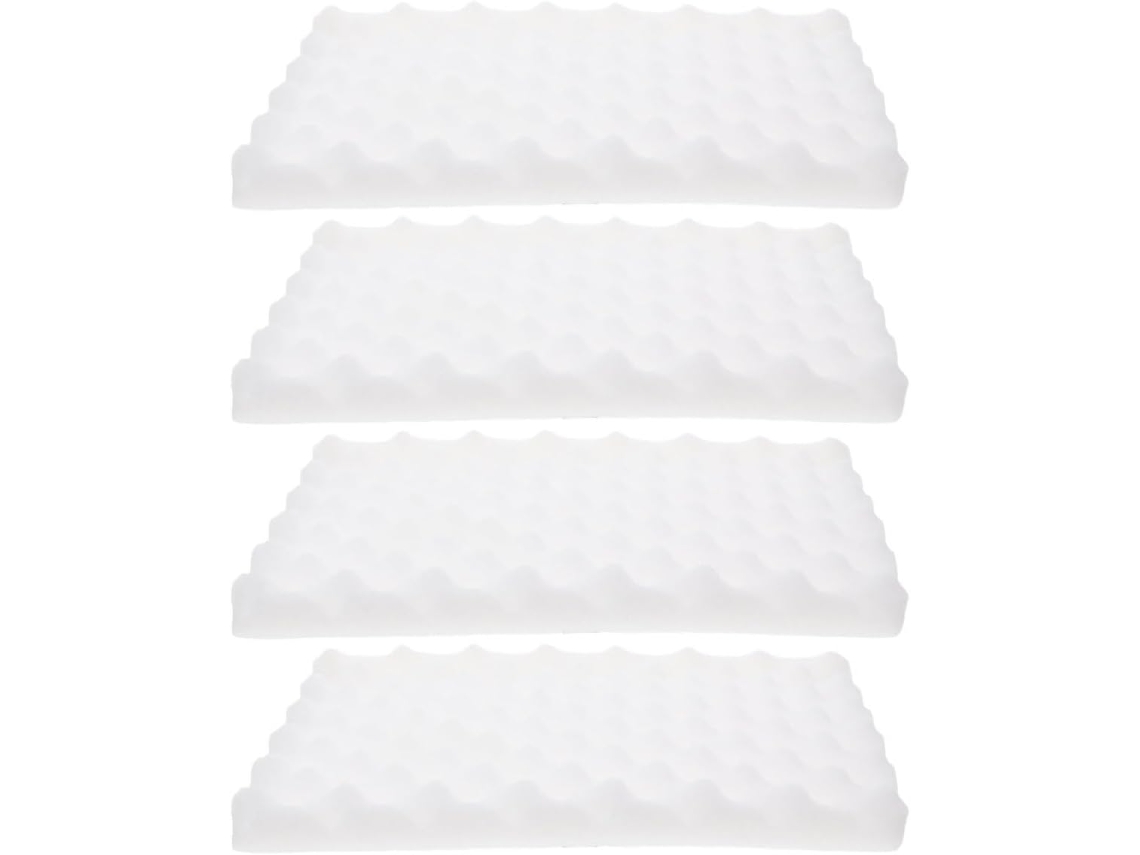 Juego De 4 Esteras De Espuma Corrugada Ultraligeras Para Secar Arcilla Blanca Autoendurecible.
