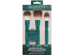 Set de esponjas y brochas de maquillaje Blend, Blush y Bronze ECOTOOLS (4 piezas)