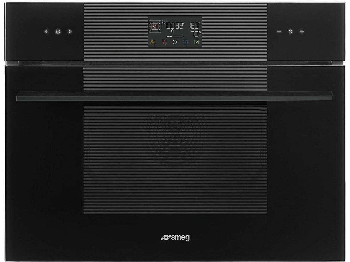 Horno a Vapor SMEG Linea SO4102S3B3 (41 L - 59.7 cm - Hidrolítico - Negro)