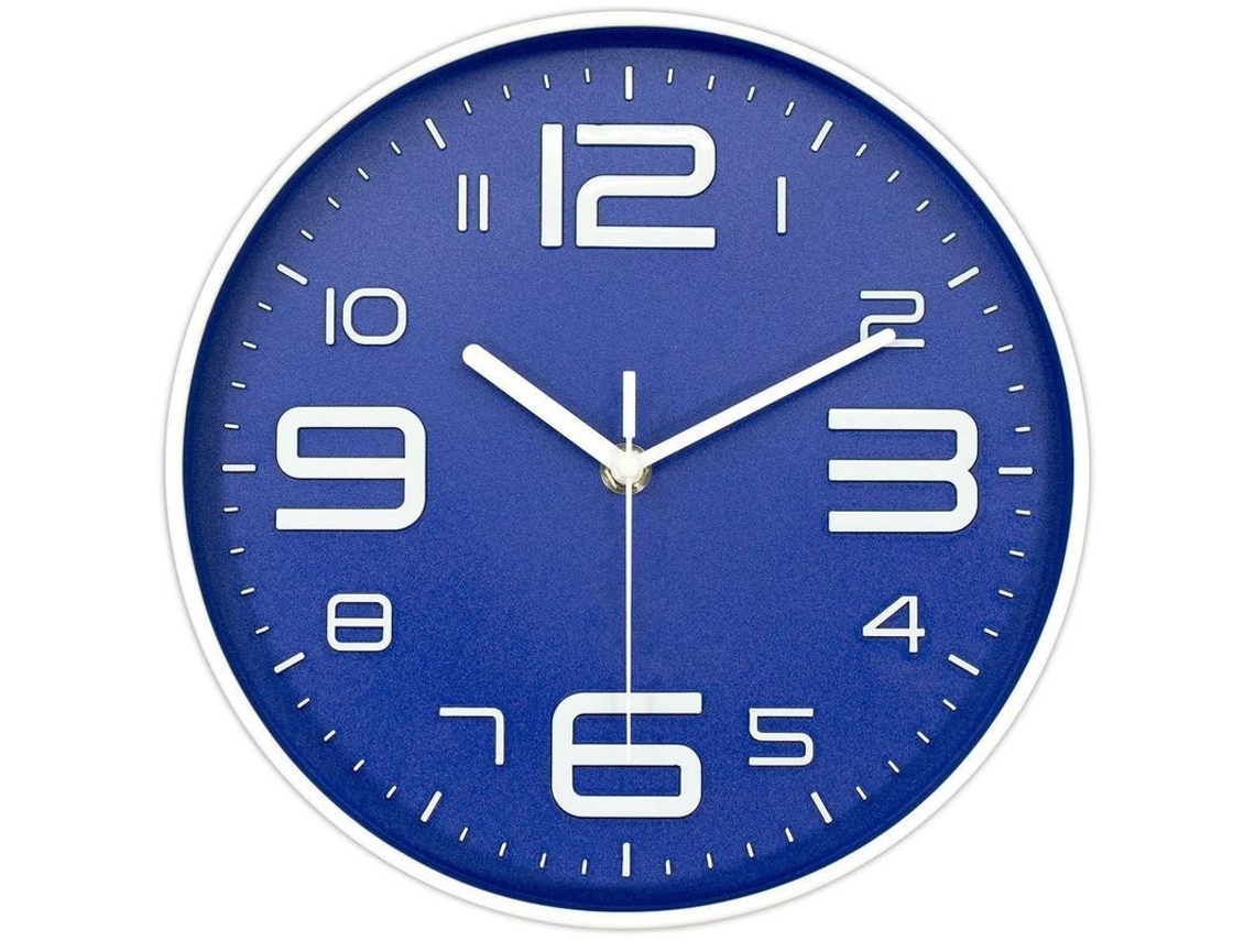 Reloj De Pared Moderno De 30 Cm Con Números 3d, Silencioso, Funciona Con Pilas, Redondo.