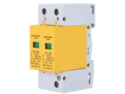 Dispositivo De Protección Contra Sobretensiones, Módulo Amarillo 2p Lt120 20ka, Dispositivos Modulares Anti-rayos.