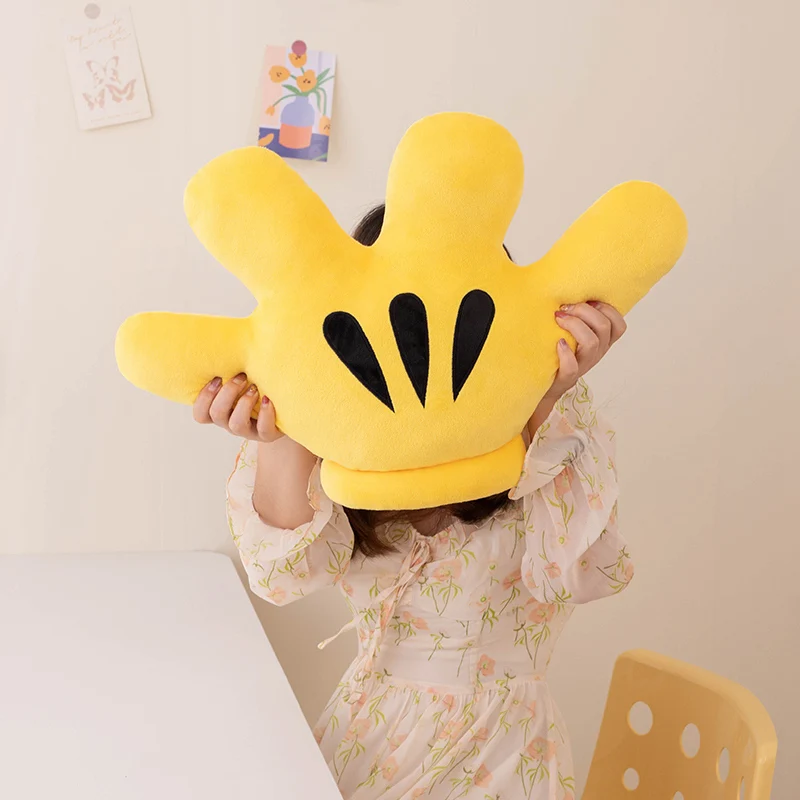 (amarillo, 55 Cm) Almohada/cojín/almohada Para Sofá De Coco Sintético Con Forma De Palma Para Adultos