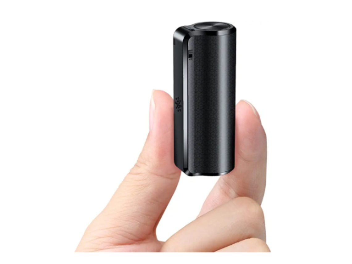 Grabadora de voz digital de 32 GB, mini grabadora magnética activada por voz, ideal para reuniones, entrevistas, clases y conferencias. Yizhood (negra).