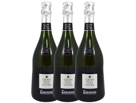 Espumante CODORNÍU Codorníu Gran Plus Ultra Selección Cava (0.75 L - 3 unidades)