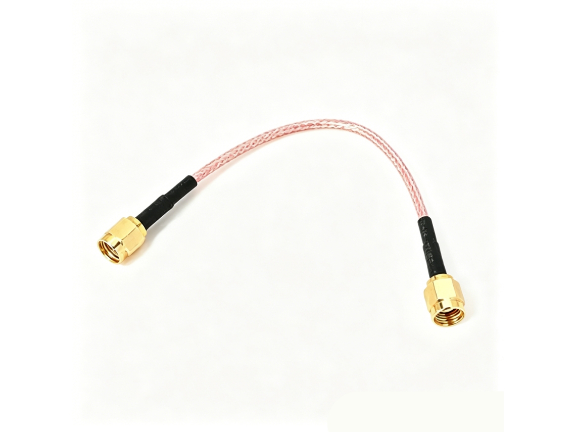 10 Pcs2.4ghz Sma Male To Sma Male Rg316 Pigtail Adapter Extended Cable 15cm Silver Plated For Fpv Antenna Rc Drone