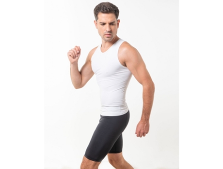 Camiseta Interior ANAISSA Poliamida Hombre (48-54 - Blanco)