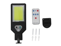 Lámpara Solar Impermeable Ip64 Con Control Remoto De 360° Para Uso En Exteriores.