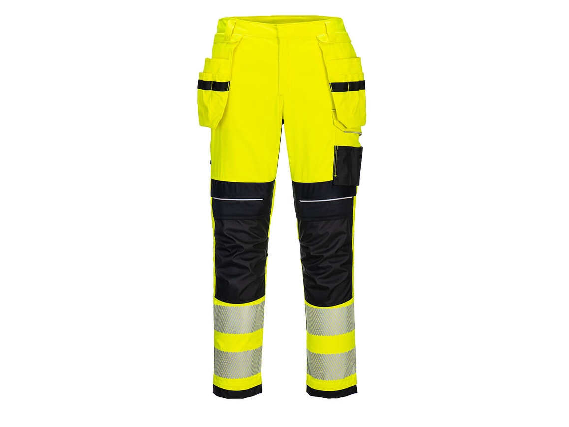 Pantalón Pw3 Fr Modaflame Hi-vis Holster - Alta Visibilidad Y Seguridad Amarillo Negro / 28