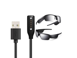 Adaptador De Cargador Usb De 80 Cm, Cable De Carga Magnético, Cable De Alimentación Para Gafas Inteligentes Bose Frames Alto.