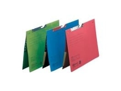 Carpeta colgante con bolsillo, A4, cartón Manila, verde para el mercado DLA Ch 50 piezas Elba (90433 Gn)