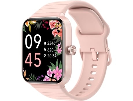 AUJEZON Idw15 Smartwatch 1 8 Pantalla táctil Fitness Tracker Bluetooth Llamada Android Iphone Azul