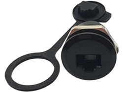 Conector Hembra Rj45 8p8c De Aleación Con Blindaje Gigabit Ethernet