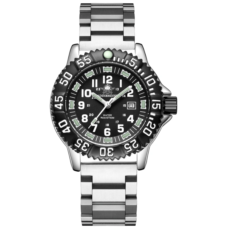 Reloj Luminoso De Alta Gama Para Hombre, Resistente Al Agua Hasta 50 Metros Para La Práctica De Deportes Al Aire Libre.