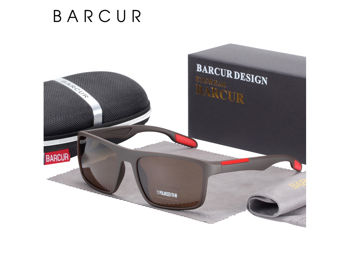 Gafas de sol polarizadas ultraligeras para ciclismo MDUG con material TR90 y protección UV400 (marrón)