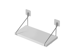 Caja de almacenamiento de pared para router wifi, fácil instalación, gran capacidad, estante para el hogar, color blanco