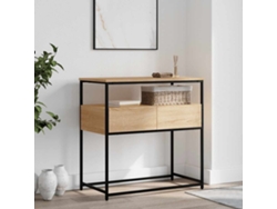 Mesa Consola | Mesa De Entrada | Mesa De Apoyo Roble Sonoma 75x40x75 Cm Madera De Ingeniería