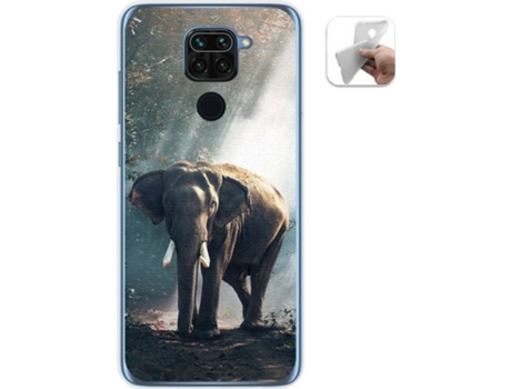 Carcasa Xiaomi Redmi Note 9 TUMUNDOSMARTPHONE Elefante Multicolor