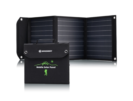 Cargador Solar Móvil BRESSER Negro 40 Wh