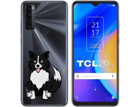 Carcasa TCL 20 SE TUMUNDOSMARTPHONE Dibujos Transparente Perros 01 Multicolor