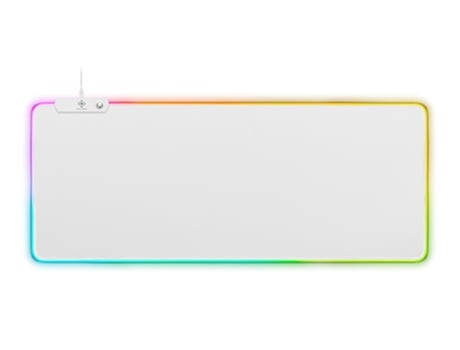 Tapete de Ratón con Rgb XL DELTACO GAMING Gam-079-W Blanco