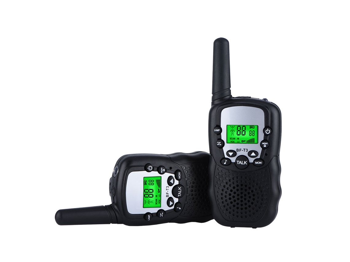 Radio walkie-talkie con alta sensibilidad y transmisión estable.