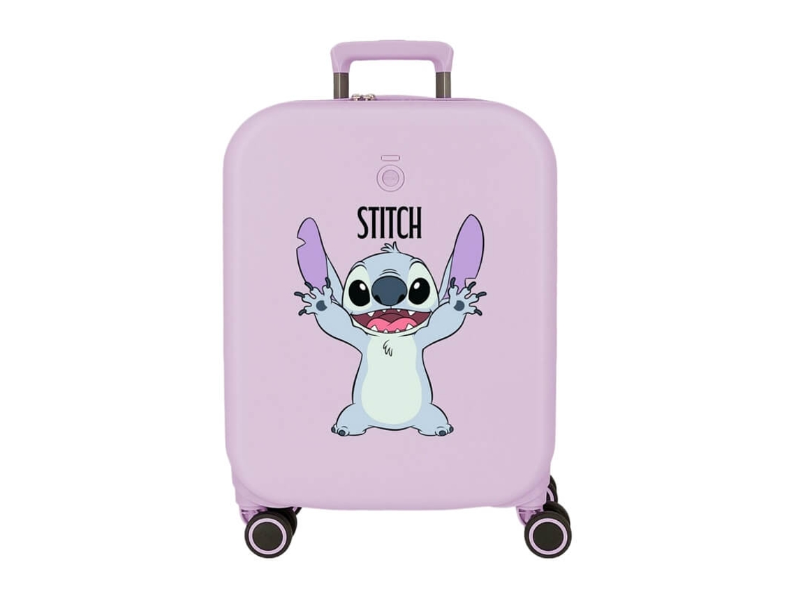 Maleta de cabina / Trolley 55cm 4r Enso Stitch Lila juguetón