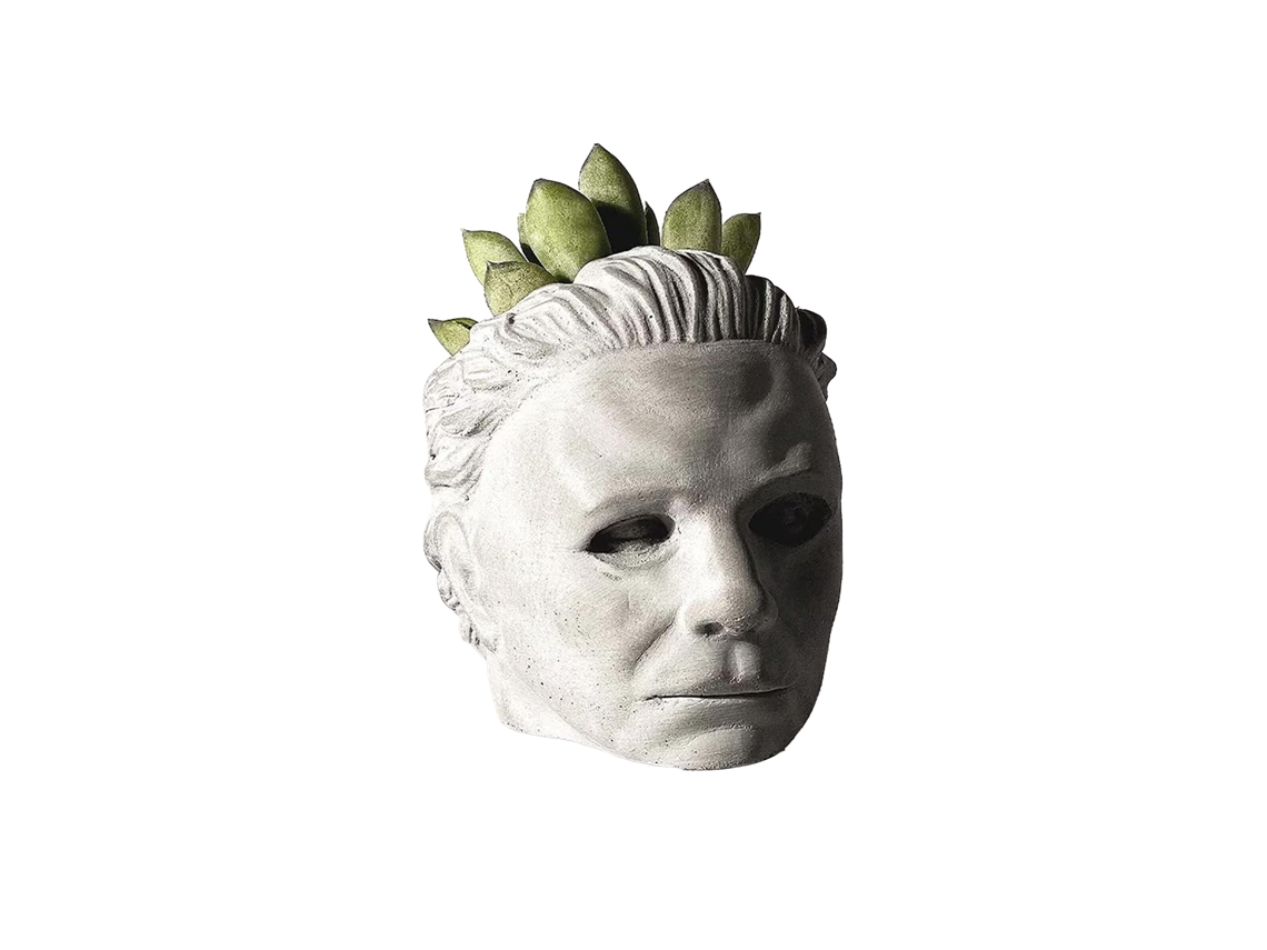 Estatua de maceta de la película de terror D