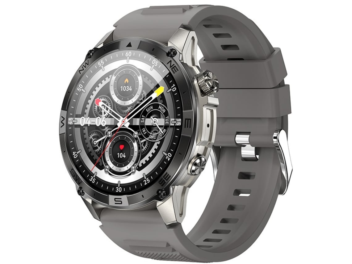 Reloj inteligente GPS de grado militar con seguimiento GPS, pantalla AMOLED de 1,43", más de 100 modos deportivos, bisel giratorio, alertas meteorológicas y un compañero.