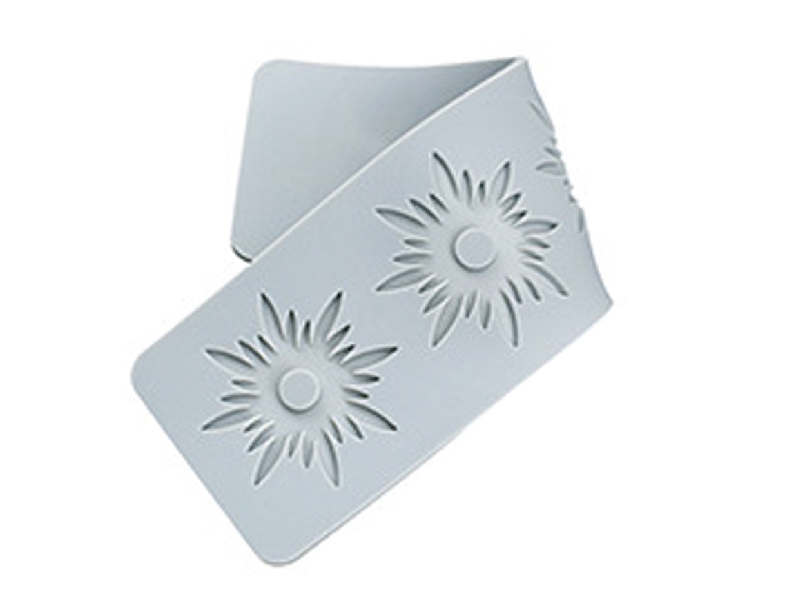 Molde de silicona con forma de hoja hueca, para decoración de dulces y pasteles, chocolate RNEMITERY