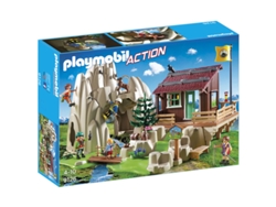 PLAYMOBIL Sports & Action: Montañeros con refugio - 9126 (Edad Mínima: 4 - 23 Piezas)
