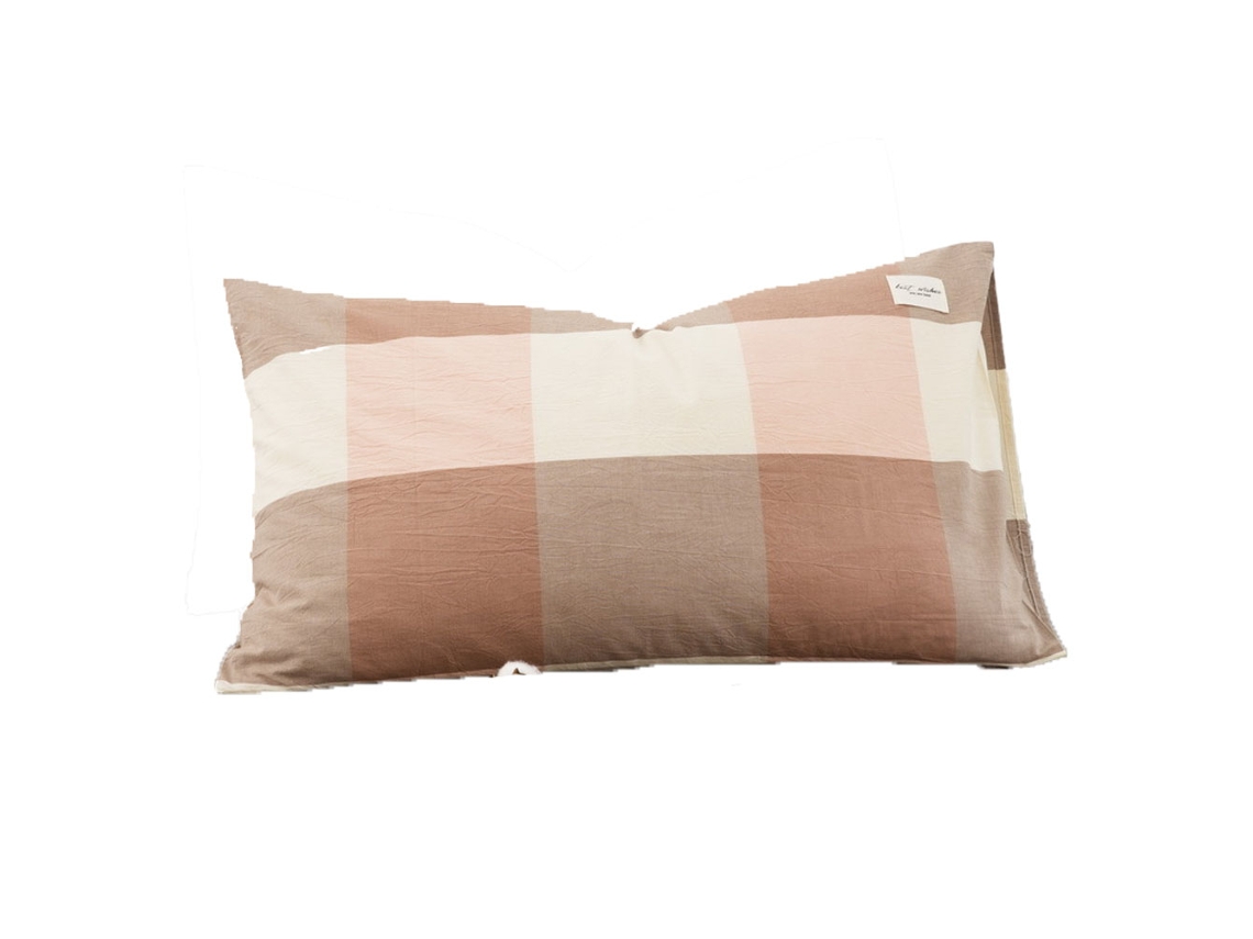 Funda De Almohada Tipo Sobre Teñida En Hilo De Algodón 30X50Cm - Calidad Madre-Bebé JEIIBRZUI