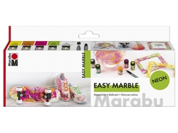 Tinta Marmolizada MARABU Mármol Fácil Conjunto Neon