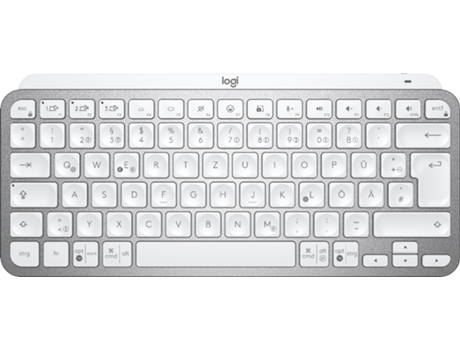 LOGITECH MX Keys Mini teclado RF Wireless Bluetooth QWERTZ Alemán Gris