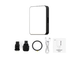 Luz Led Portátil Magnética Para Vídeo 3000k-6500k Ajustable Con Clip Para Smartphone Laptop Cámara Batería Integrada