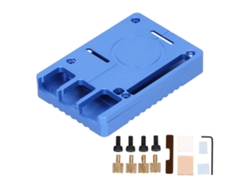 Yncm-capa De Enfriamiento En Aleación De Aluminio Para Raspberry Pi 4b Azul