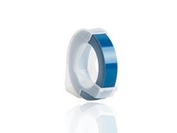 Rollo de cinta de plástico para repujado 3D para Dymo 12965 1610, 9 mm x 3 m, azul marino