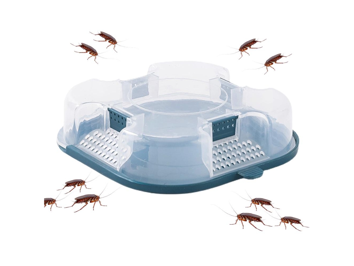 Trampa Reutilizable No Tóxica Para Cucarachas Para El Control De Plagas En Cocina Y Baño.