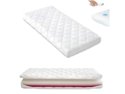 Colchón Bebé Helios Cuna 120X60 con Tecnología Drycore y Breathmax. Certificación Oeko-Tex y Certipur. Fundas extraíbles. Incluye protector de colchón COOL DREAMS