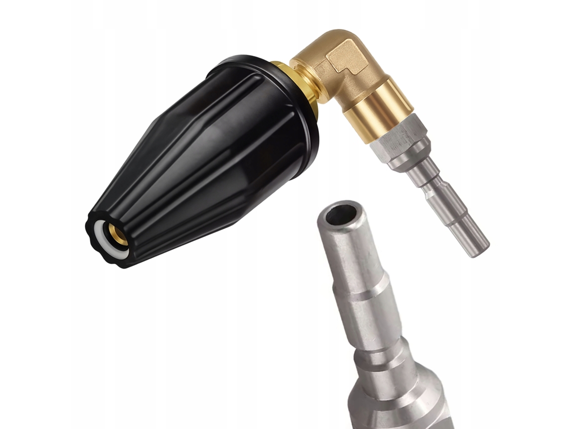 Boquilla giratoria de 90° Turbo Anglejet – Alta presión | Compatible con hidrolimpiadoras Kranzle 1050 Xa15 Xa17