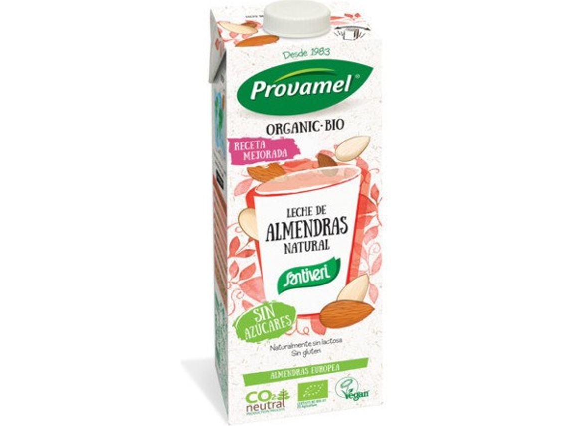 Suplemento Alimentar SANTIVERI Leche Almendras Natural Es (1 Litro - Limón)