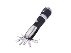 Linterna Led Con Martillo Y Herramientas Multifunción Para Emergencias Y Camping