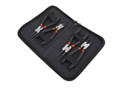 Alicates para anillos de retención internos y externos de 6 pulgadas, con estuche de nailon | Sin marca
