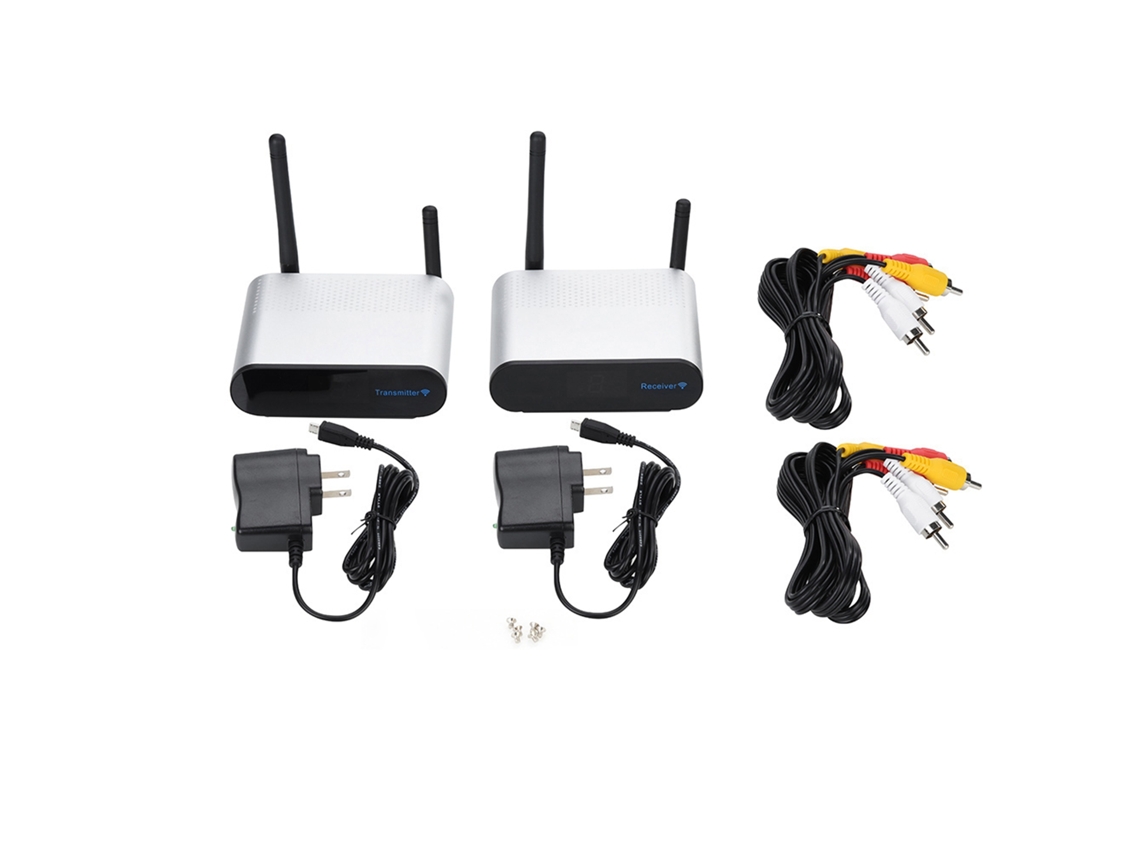 Transmisor AV inalámbrico Yncm de 2,4 GHz, alcance de 328 yardas sin retardo.