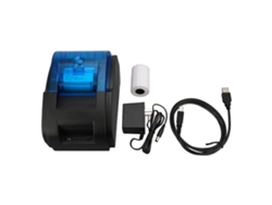 Impresora Térmica De Recibos De 58 Mm Con Usb Y Bluetooth Para Uso Comercial En Escritorio.