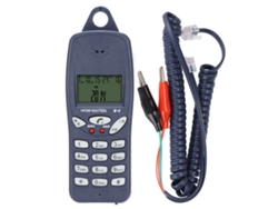 Testador de linha telefônica dedicado com retorno de chamada, identificação de chamadas FSK e DTMF para telecomunicações.