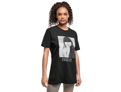 Camiseta de Mujer MISTER TEE Negro (S)